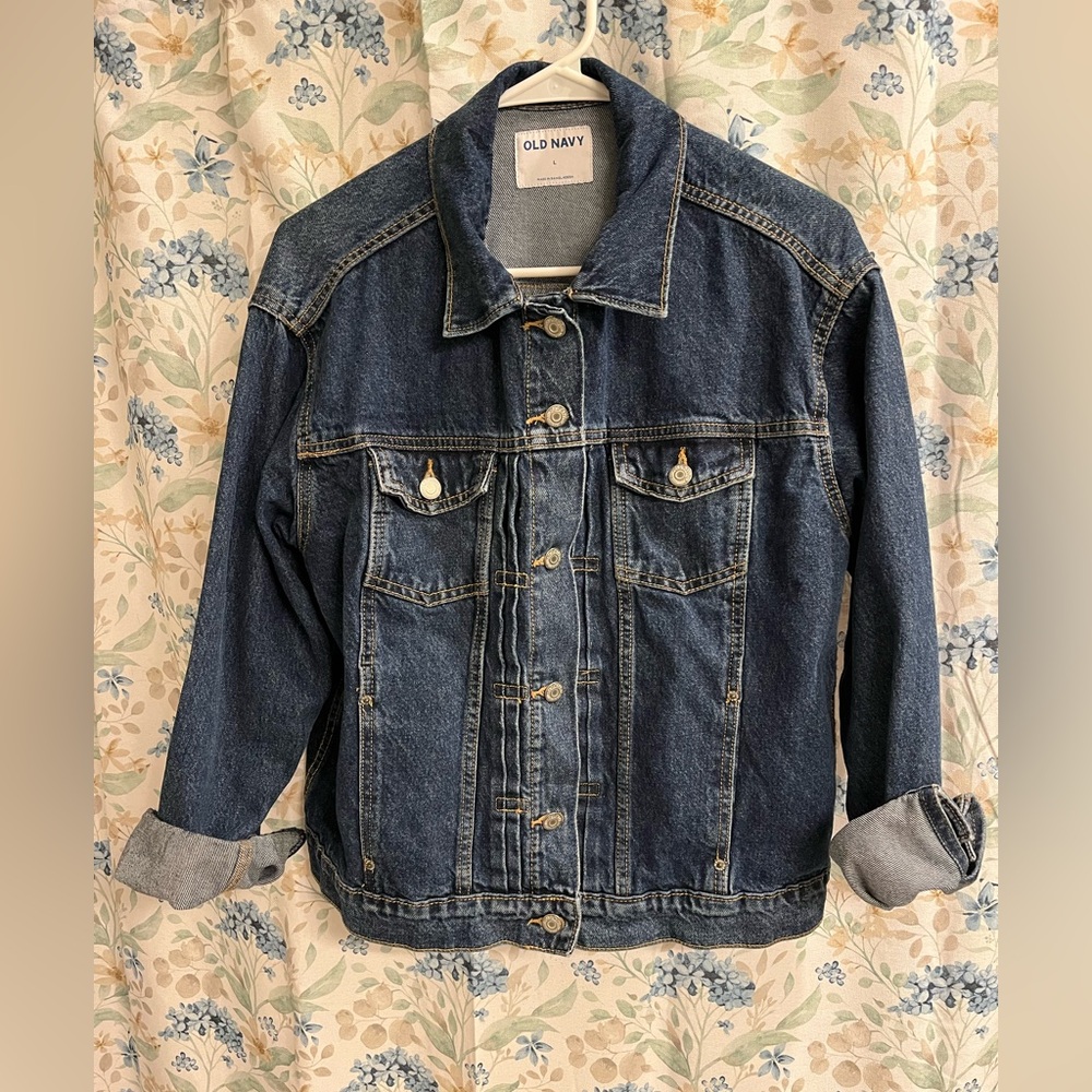 Old Navy Dark Blue Denim Jean Jacket